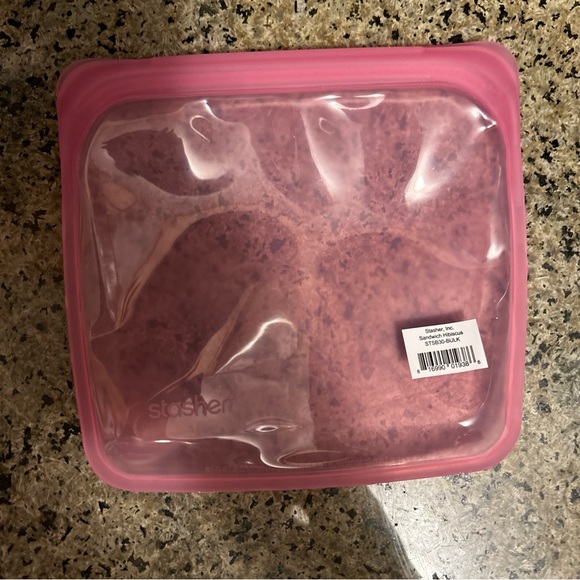 Stasher Sacchetto Trasparente in Silicone, Riutilizzabile, per Cucinare, Congelare, Conservare e